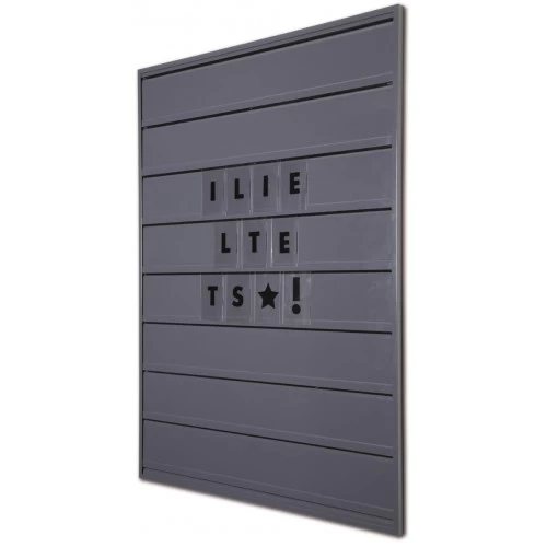 Grippit Wall Frame / Tile Signs - Slate Grey
