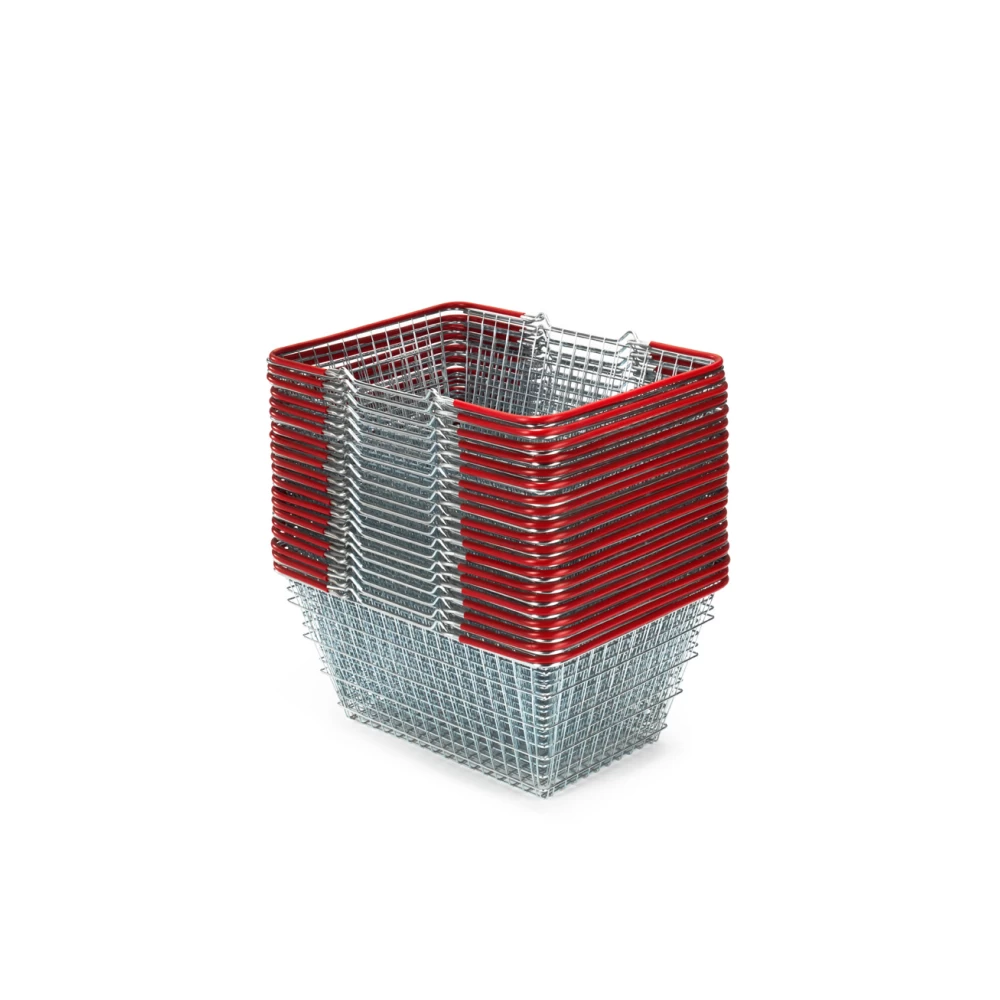 19 Litre Wire Shopping Basket (Box of 10) 95401