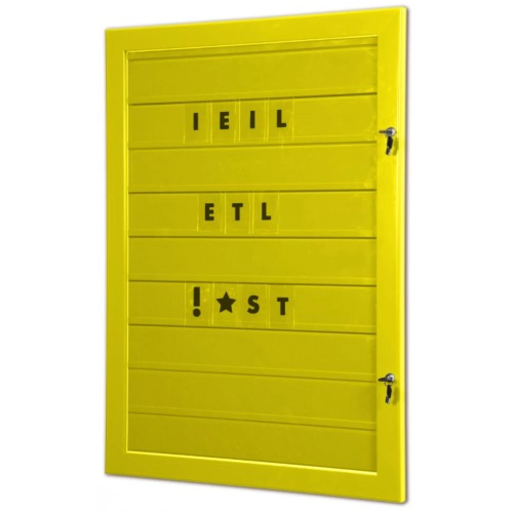 Grippit Wall Lockable Tile Frame - Yellow