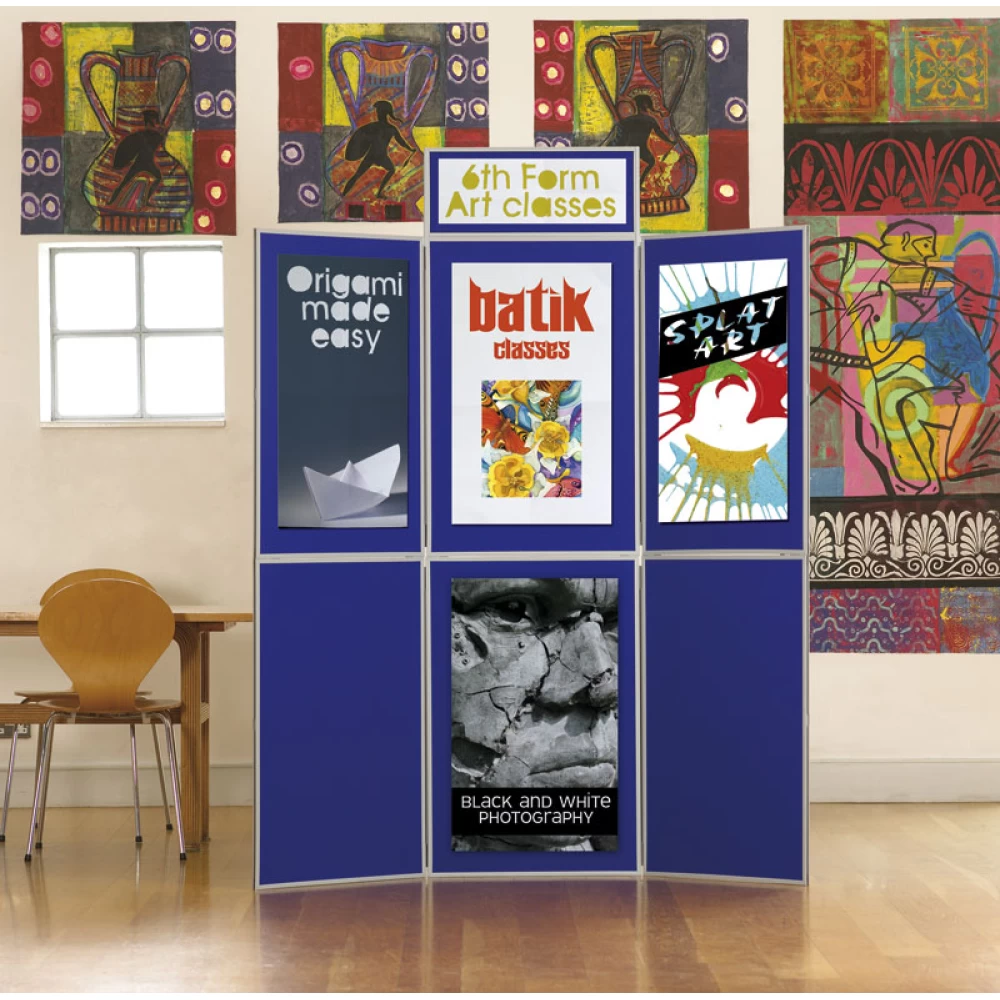 6 Panel Folding Exhibition Kit Including Header Panel Display 900 x 600 82001
