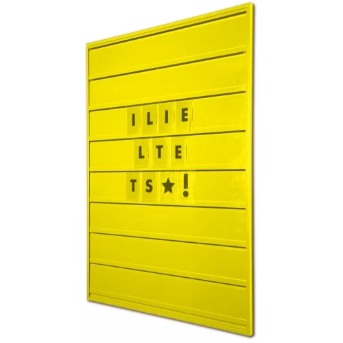 Grippit Wall Frame / Tile Signs - Yellow