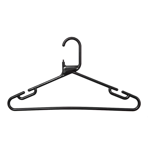 Adult Plastic Hangers Black (Box of 120) 51001