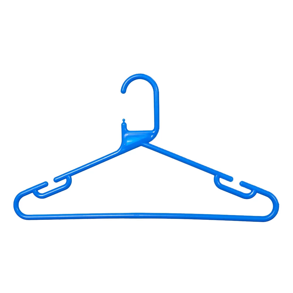 Adult Plastic Hangers Blue (Box of 120) 51002