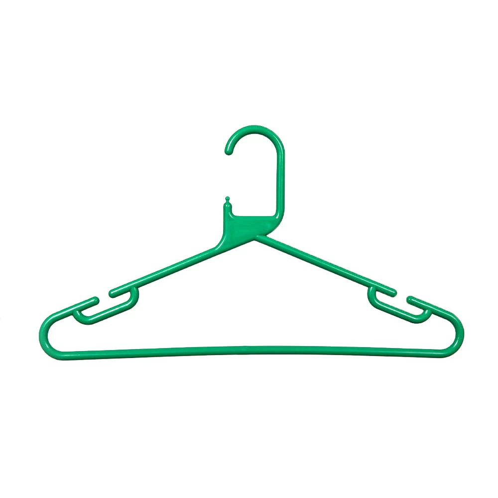 Adult Plastic Hangers Green (Box of 120) 51003