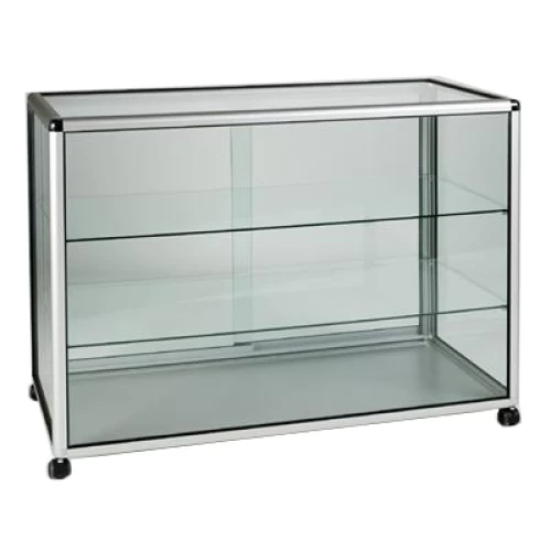 Aluminum glass cabinet for shop sale