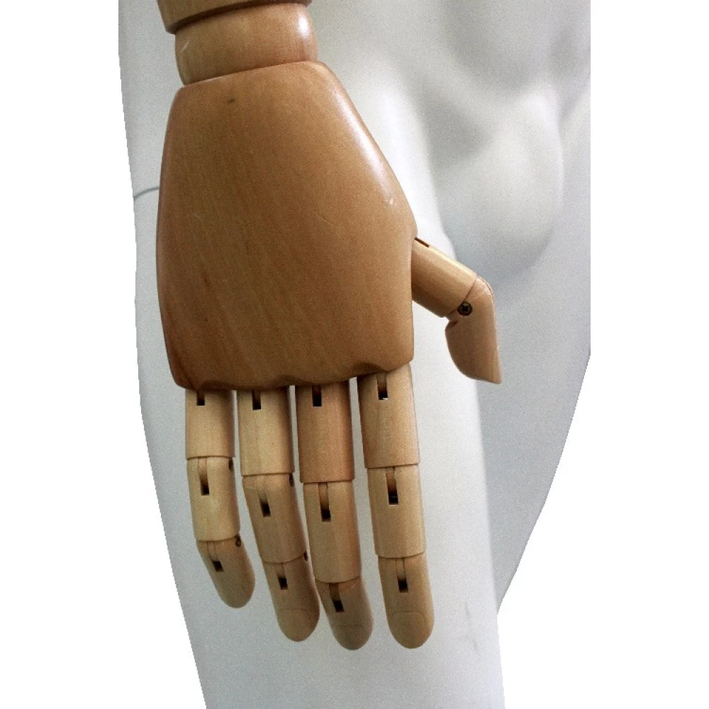 Articulated Male Mannequin with Wooden Arms - 75615