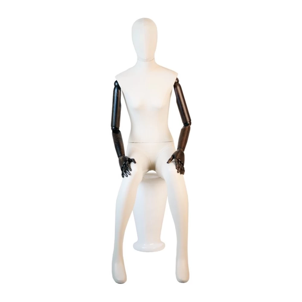 Articulated Sitting Female Mannequin 75609