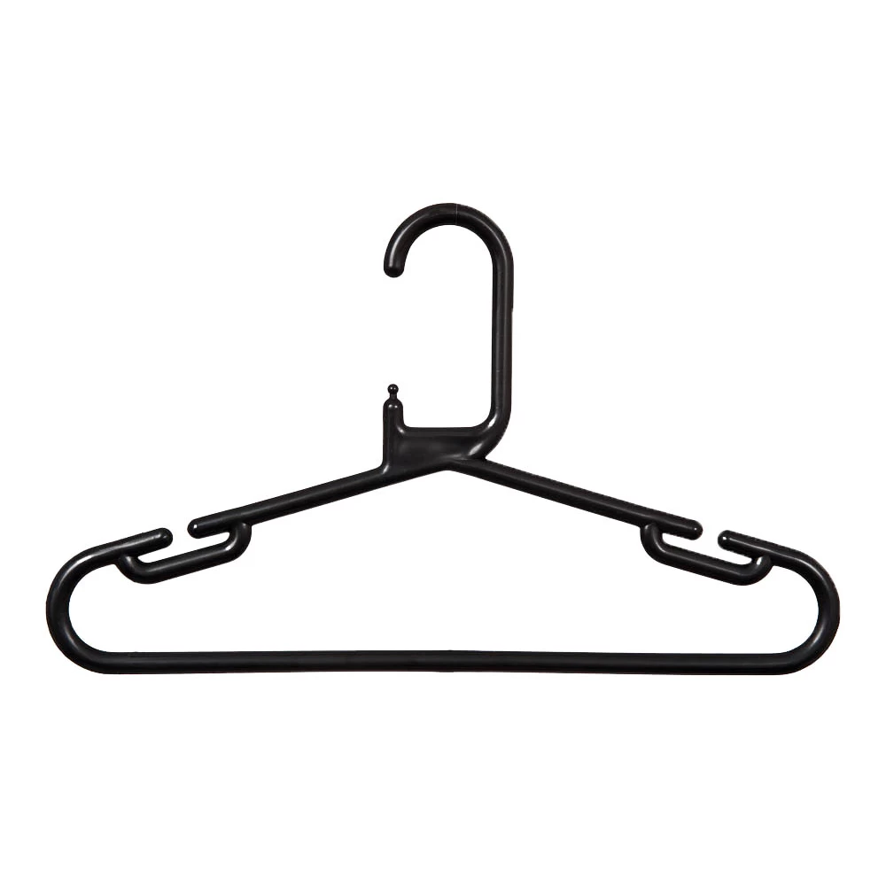 Baby Plastic Hangers Black (Box of 150) 51005