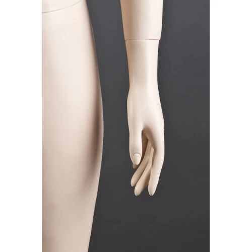 Bald Female FleshTone Mannequin - Hands at Side 71201