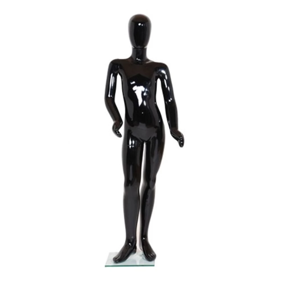 Black Gloss - Hands at Side Child Mannequin 11 Yrs 72212