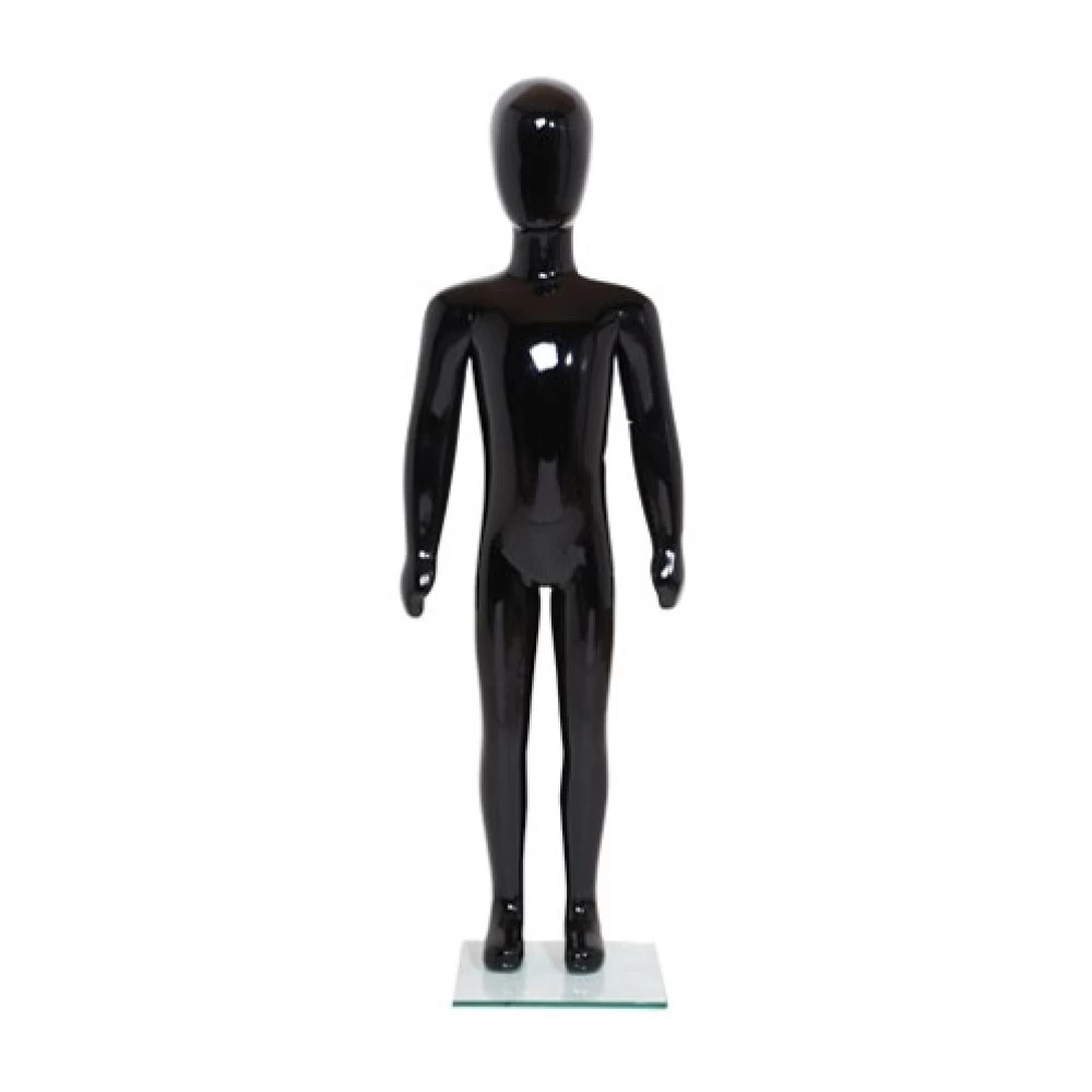 Black Gloss - Hands at Side Child Mannequin 5 Yrs 72208