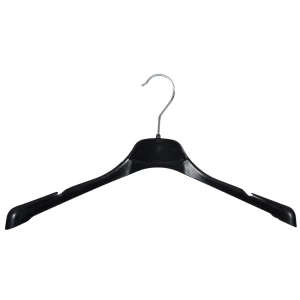Strong Black Plastic Coat Hanger 45cm