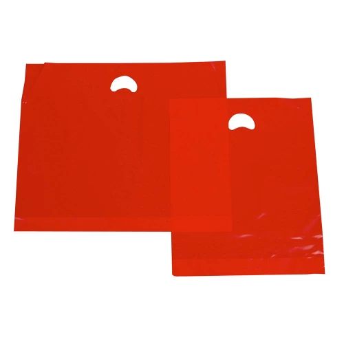 Black Plastic Carrier Bags / Polythene Carrier Bags 15 Inch x 18 Inch + 3 (500 Pack) 18319