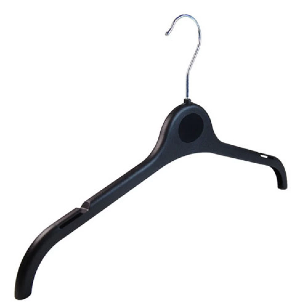 Black Plastic Tops Hanger 41cm (Box of 450) 51087