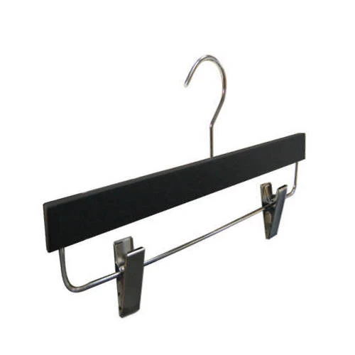 Black Soft Touch Clip Hanger 36cm (Box of 50) 56040