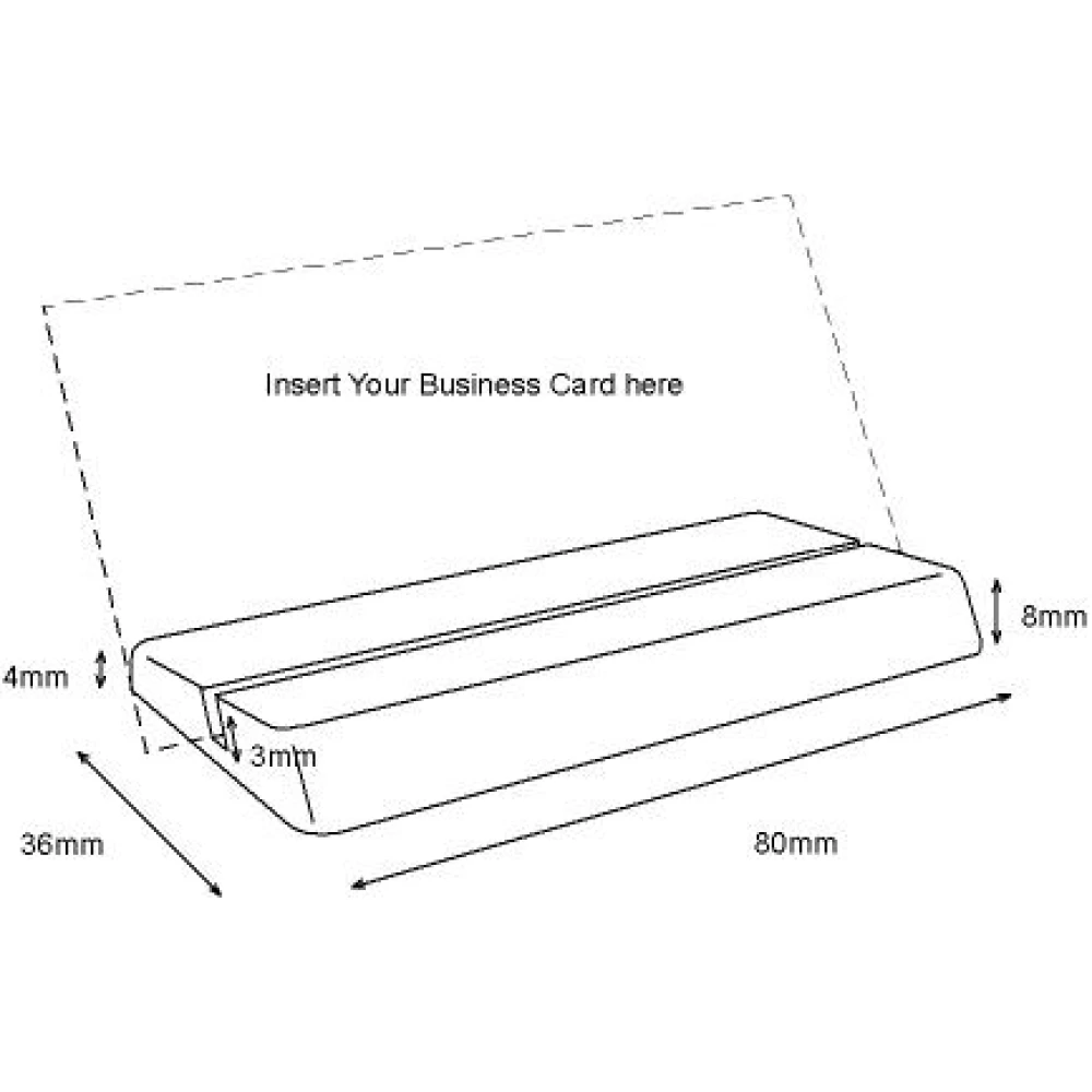 Card Stand Holder 80mm Wide 64003