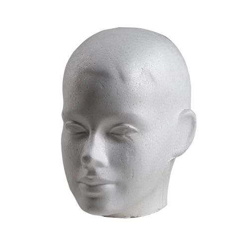 Child Polystyrene Head Black or White 77316