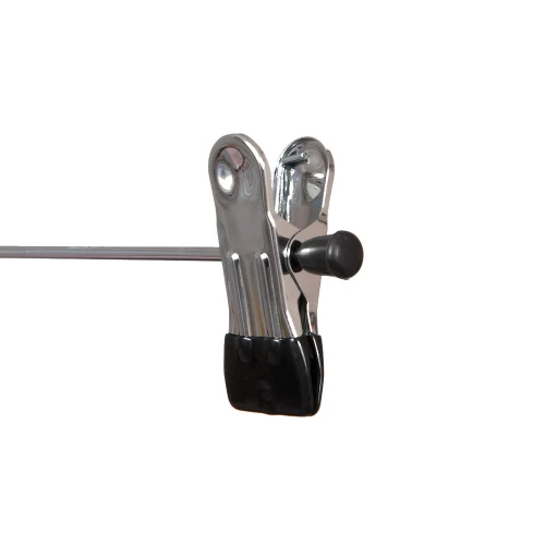 Chrome Adjustable Peg Hangers 30cm (Box of 100)  52003