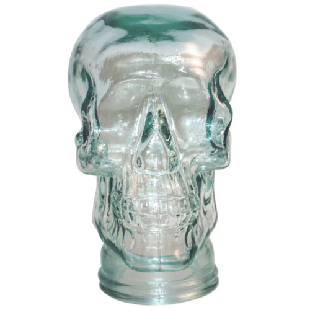 Clear Glass Skeleton Skull 77330
