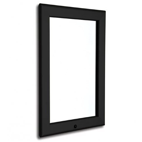 Black (RAL 9005) Colour Lockable Frame A4 (32mm) - 91025