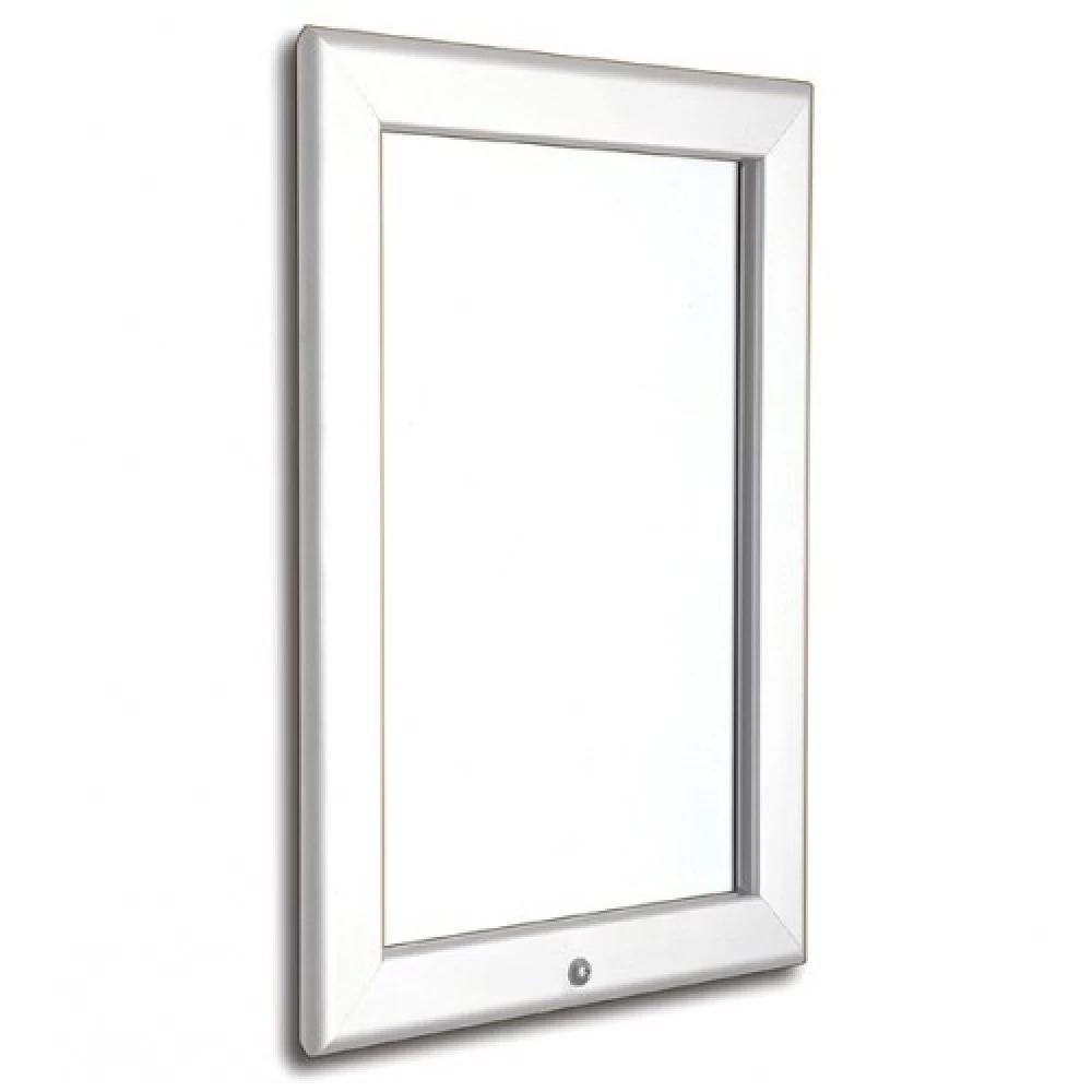 White (RAL 9010) Colour Lockable Frame A4 (32mm) - 91025