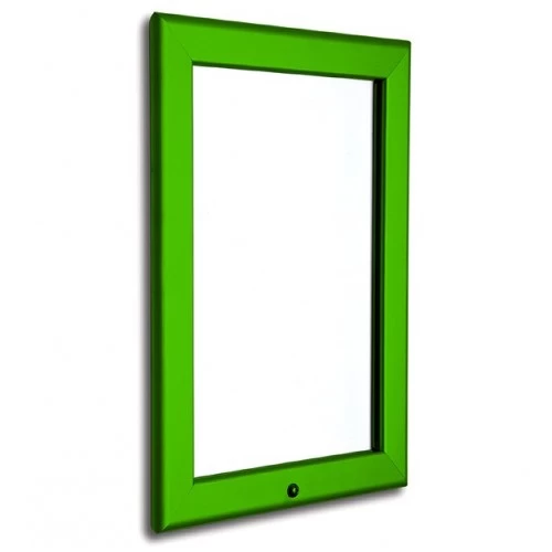 Traffic Green (RAL 6024) Colour Lockable Frame A4 (32mm) - 91025