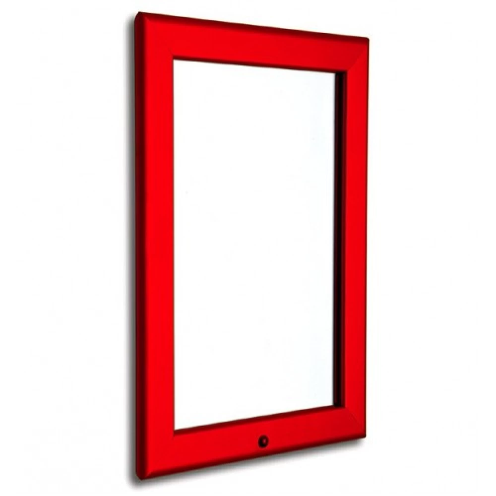 Traffic Red (RAL 3020) Colour Lockable Frame A4 (32mm) - 91025