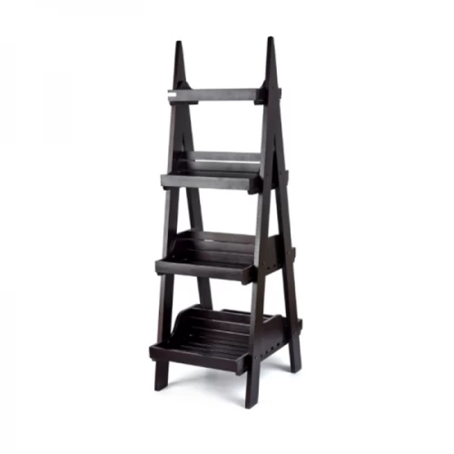 Double Sided Dark 4 Tier Display Stand 95340