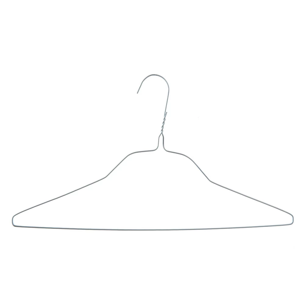 Dry Cleaners White Wire Hangers 18 Inch 14g (500 Box) 53002