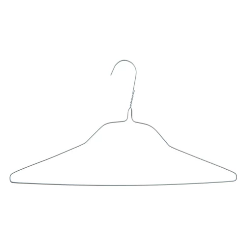 Dry Cleaners White Wire Hangers 18 Inch 14g (500 Box) 53002