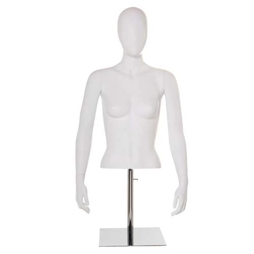 Female Abstract Head Fibre Glass Torso With Stand 77010