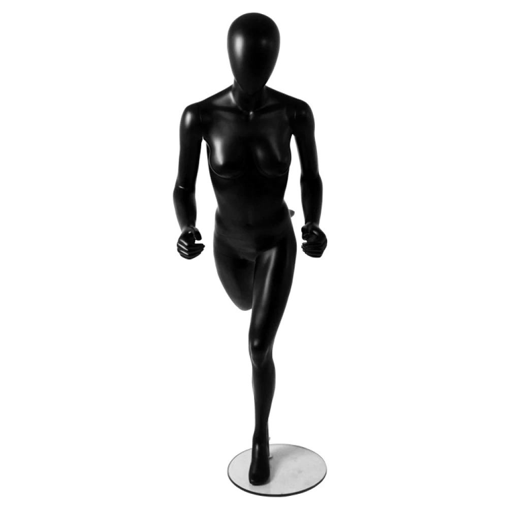 Female Black Athletic Runner Mannequin - 74215