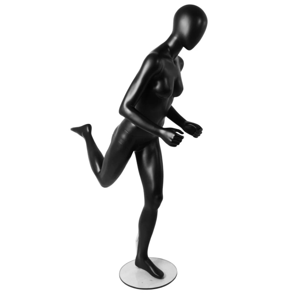 Female Black Athletic Runner Mannequin - 74215