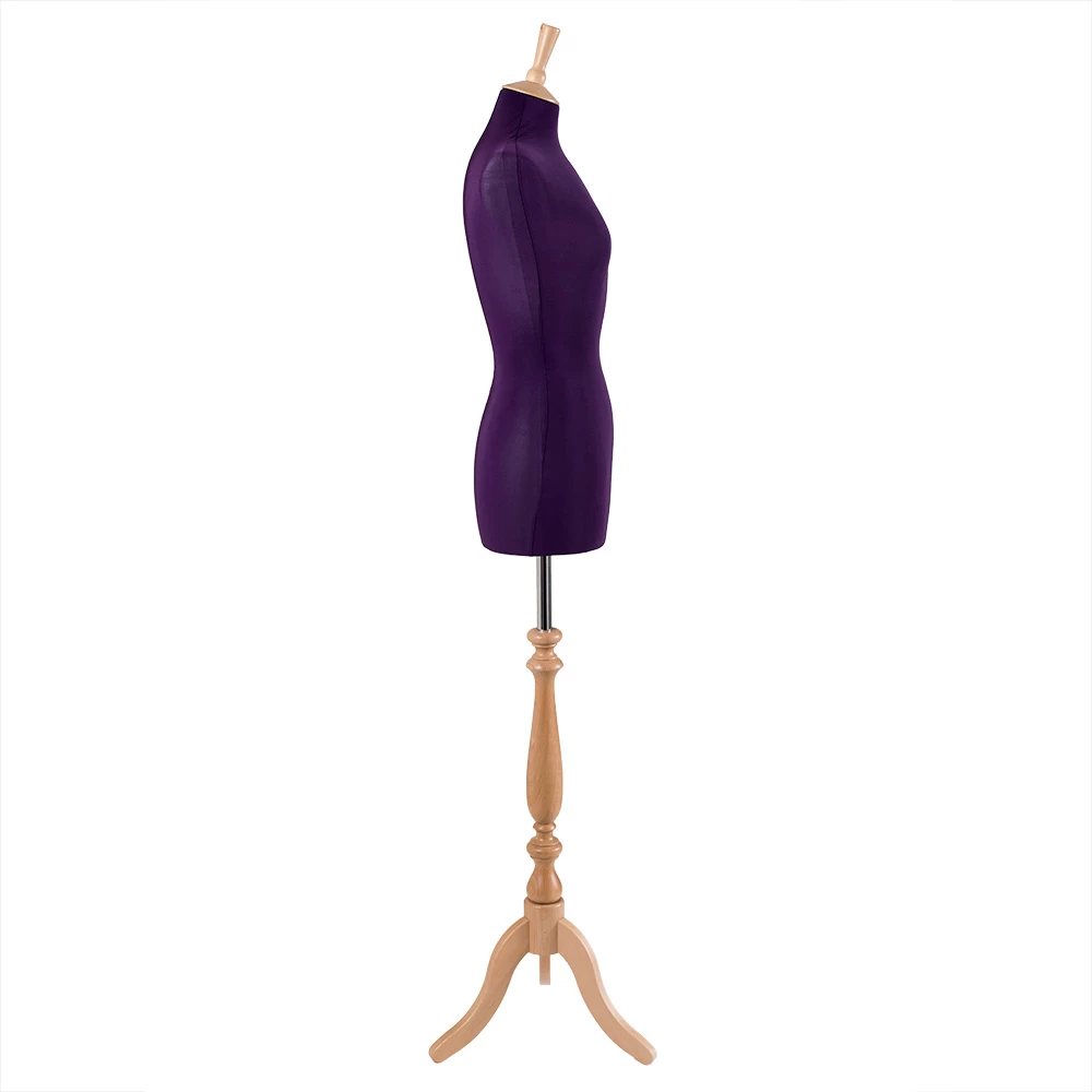 Female Dressmakers Mannequin Purple Jersey 36 Inch Bust 75404