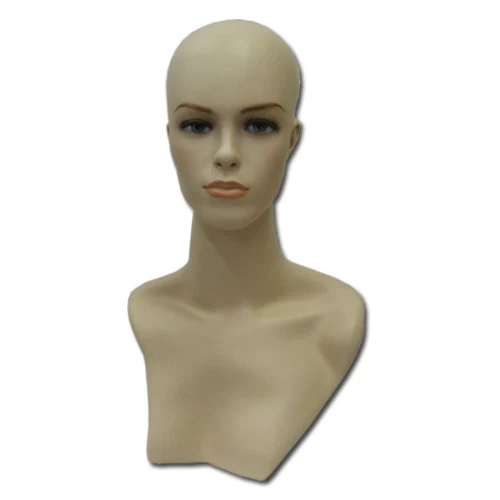 Female Mannequin Display Head With Shoulders 77320