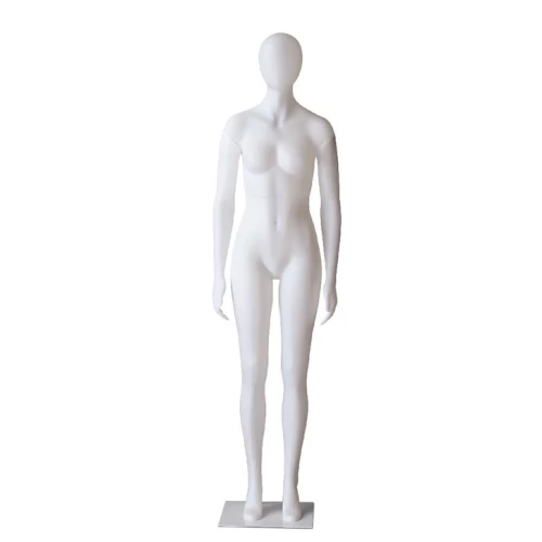 Female White/Opal Abstract Head PE Mannequin 71701