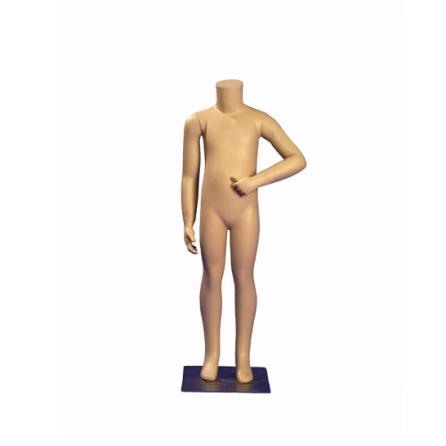 Flesh Tone - One Arm by Side & One Raised - Headless Child Mannequin 8 Yrs  72304