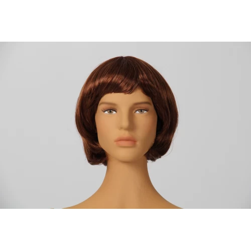 Flocked Flexible Female Mannequin With Head For Wig - 73202