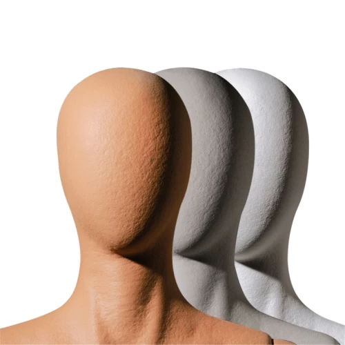 Abstract Heads Plastic Coated Finish