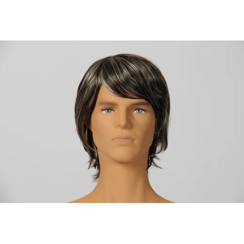 Flexible Male Mannequin With New Head & Make Up Plastic Coated Finish