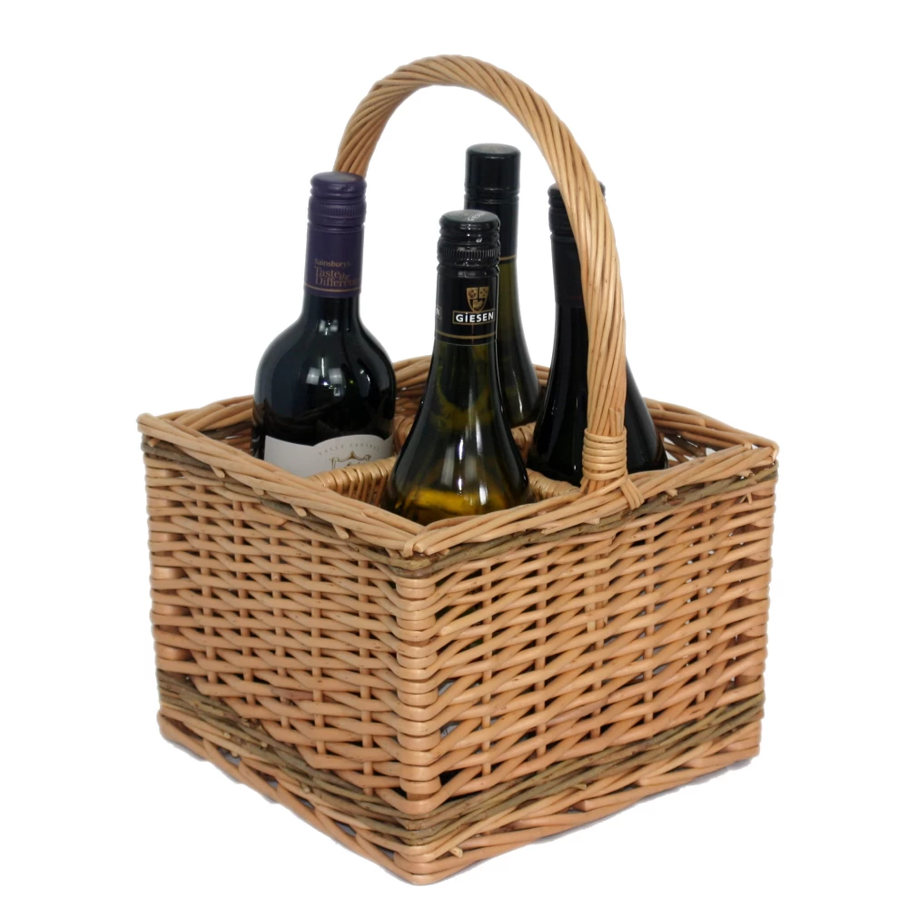 Four Bottle Carrier Basket - 95337