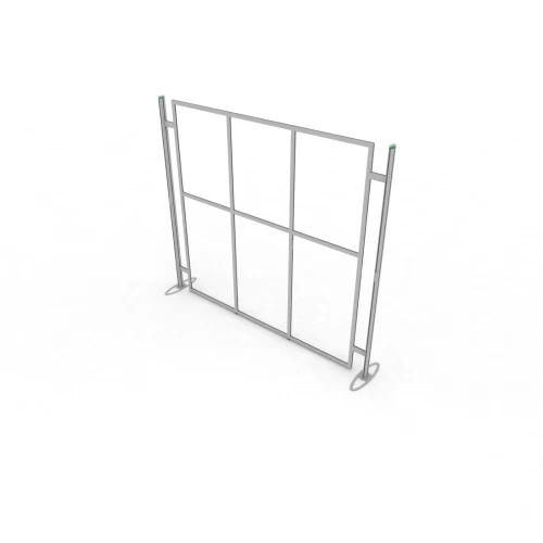 Free Standing Curved Modular Display Stand - 2000mm (H) x 2050mm (W) 84211