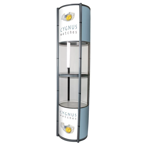 Free Standing Spiral Display Tower - 2065mm (H) x 565mm (W) 84210