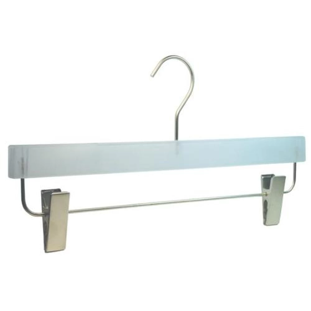 Frosted Clip Hanger with Satin Hook 36cm (Box of 50) 56035