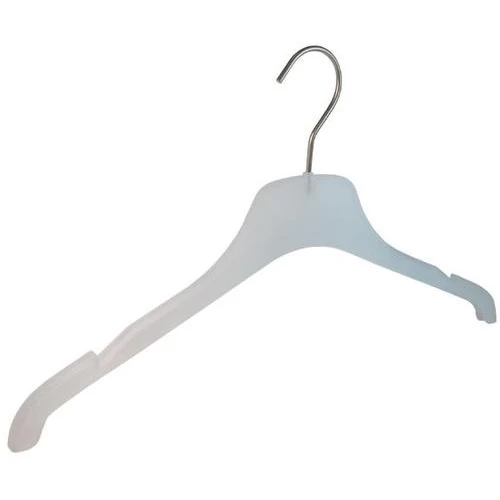 Frosted Tops Hanger with Satin Hook 42cm (Box of 50) 56033