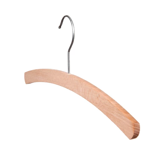 FSC Wooden Baby Hangers with Silver Hook 30cm (Sold Individually) 50011