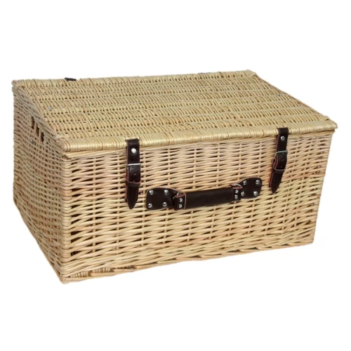 Full Buff Willow Hand Crafted Chest Hamper 24 Inch 95218