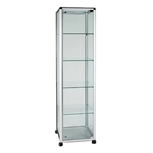Full Glass Narrow Display Showcase Without Header 27004