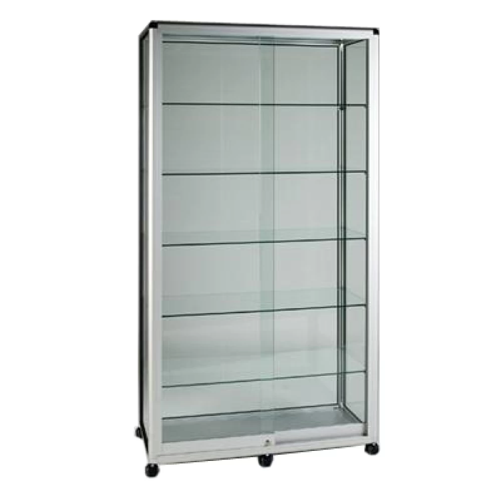 Full Glass Wide Display Showcase Without Header 27001