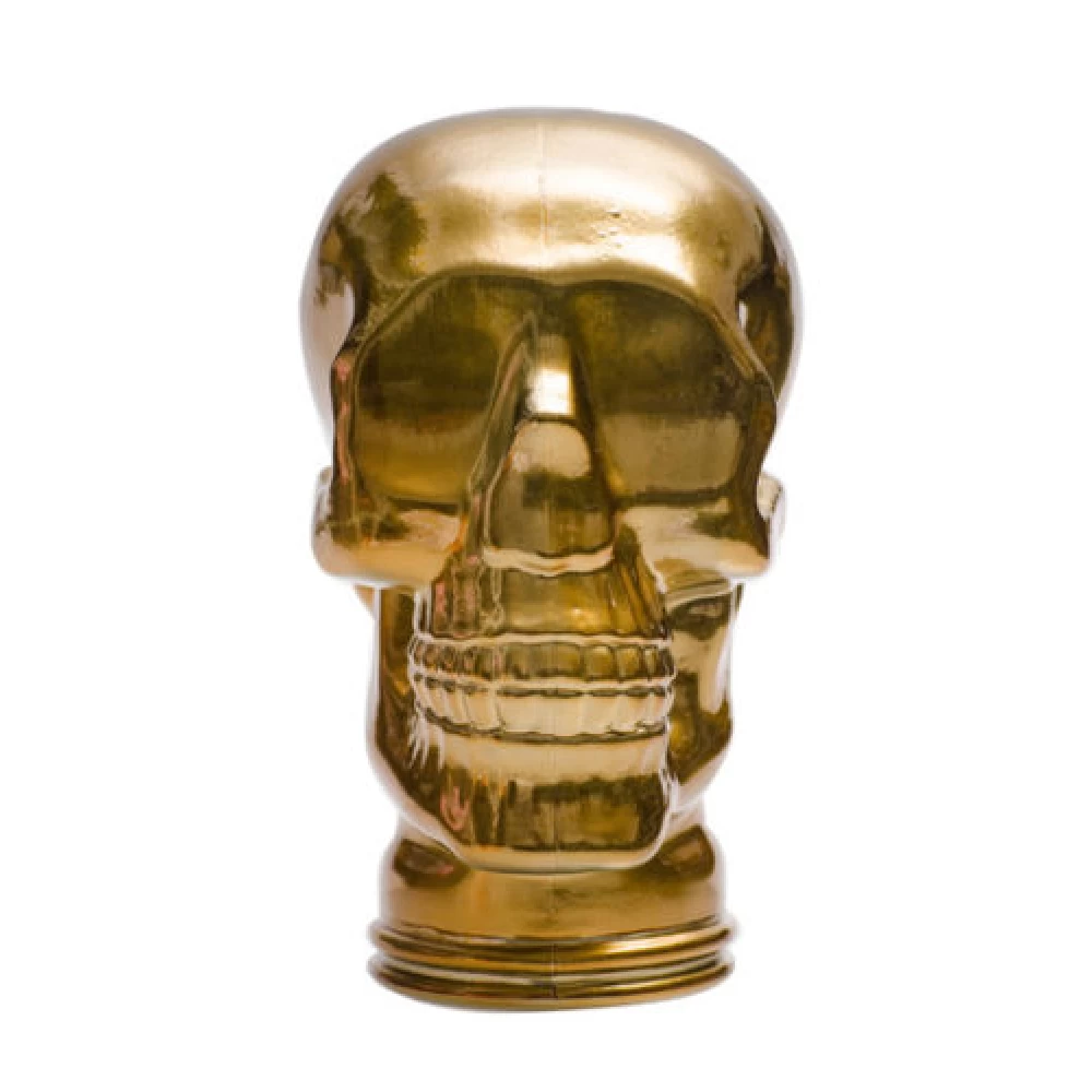 Gold Glass Skull 77325